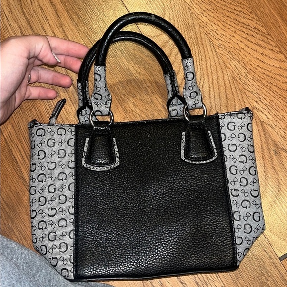 Guess Monochrome Logo Handbag - Picture 3 of 5